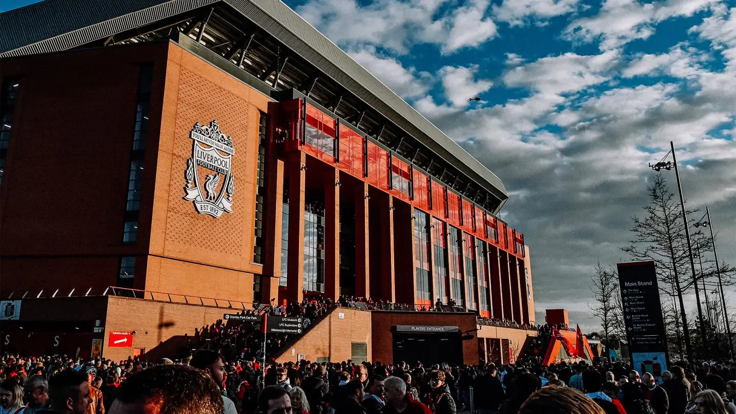 The pitch at Anfield
